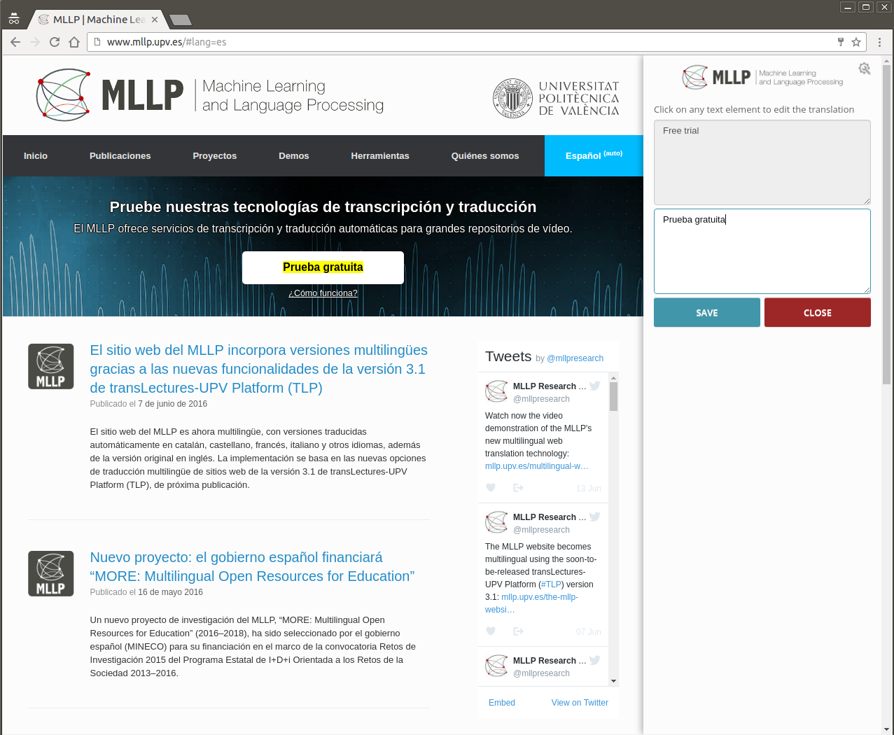 TLP Web Translation Plugin